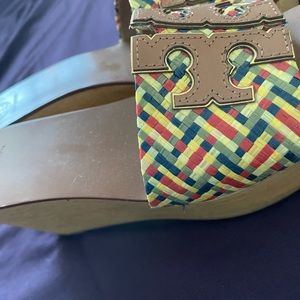 🌈 tory burch slide wedges ☀️